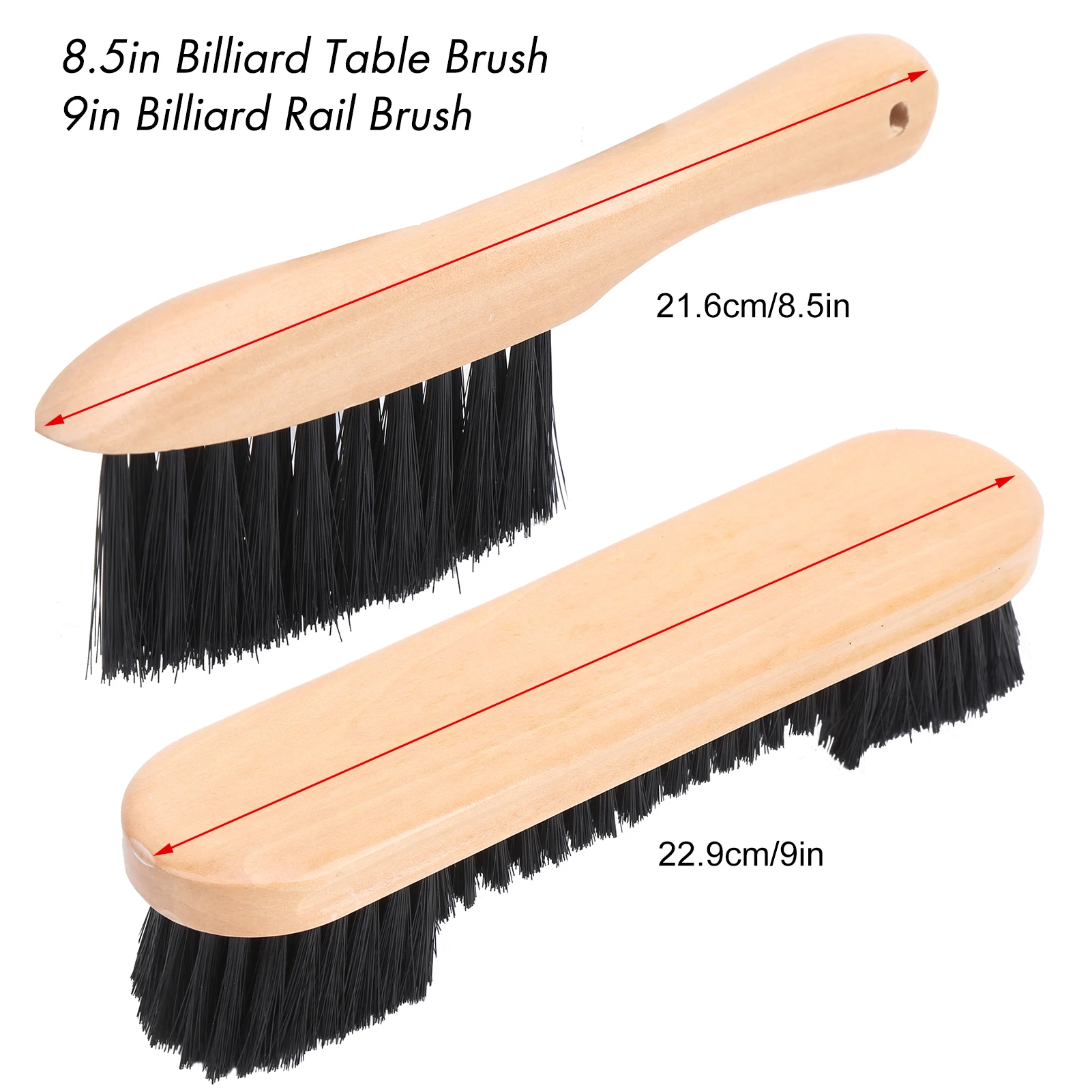 Pool Table Brush Safe Billiard Rail Brush Reliable Convenient Wear‑Resistant for Billiard Accessory Tables Chairs Cleaning billiard cleaning supplies billiard brush set billiard tool