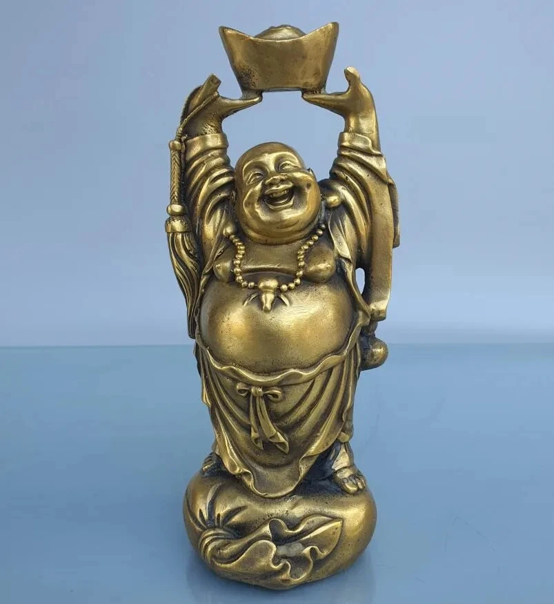 

Китайские латунные слитки maitreya статуя Будды