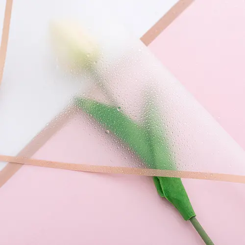 10 Sheets Flower Wrapping Paper with Golden Edges, Waterproof Bouquet Packaging - Ideal for DIY Weddings & Birthdays - Image 4