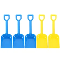 Sand Beach Toys Kids Plastic Digging Set Spade Sandbox Scoop Outdoor Summer Play Dig Bucket Snow Shovels Toys(Random Color) 1