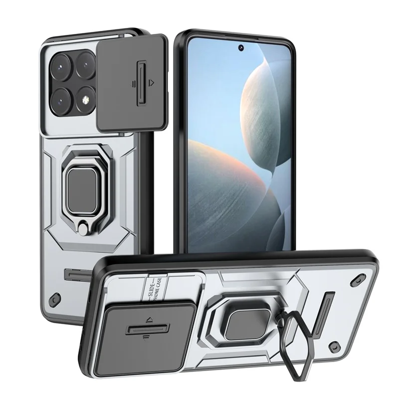Shockproof Armor Phone Case with Magnet Ring Holder