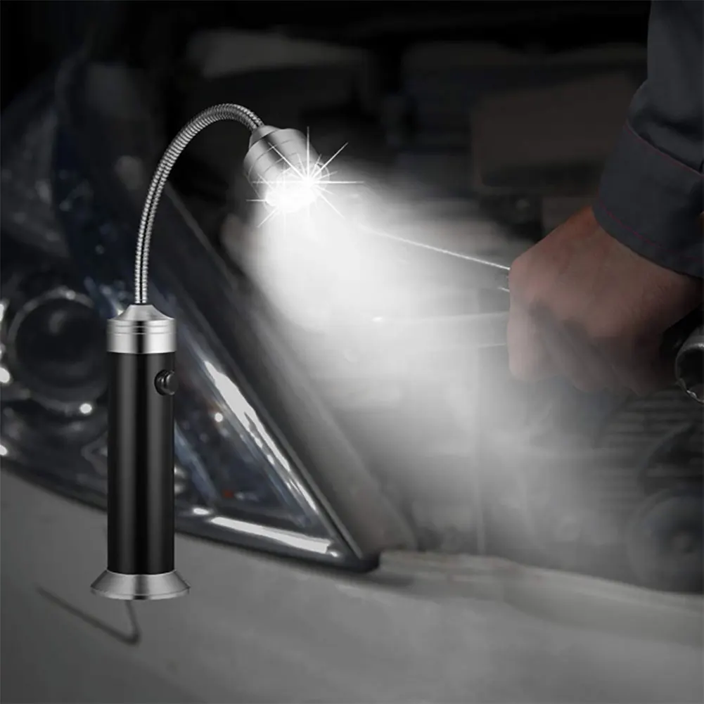 9 Leds Flashlight BBQ Grill Light Outdoor Super Bright Magnetic Base 360 Degree Barbecue Lights Soft Tube Torch Lighting Lamp bbq grill lights