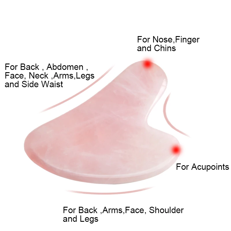 Premium Natural Jade Gua Sha Stone - Facial Lifting & Anti-Wrinkle Massage Tool Benefits