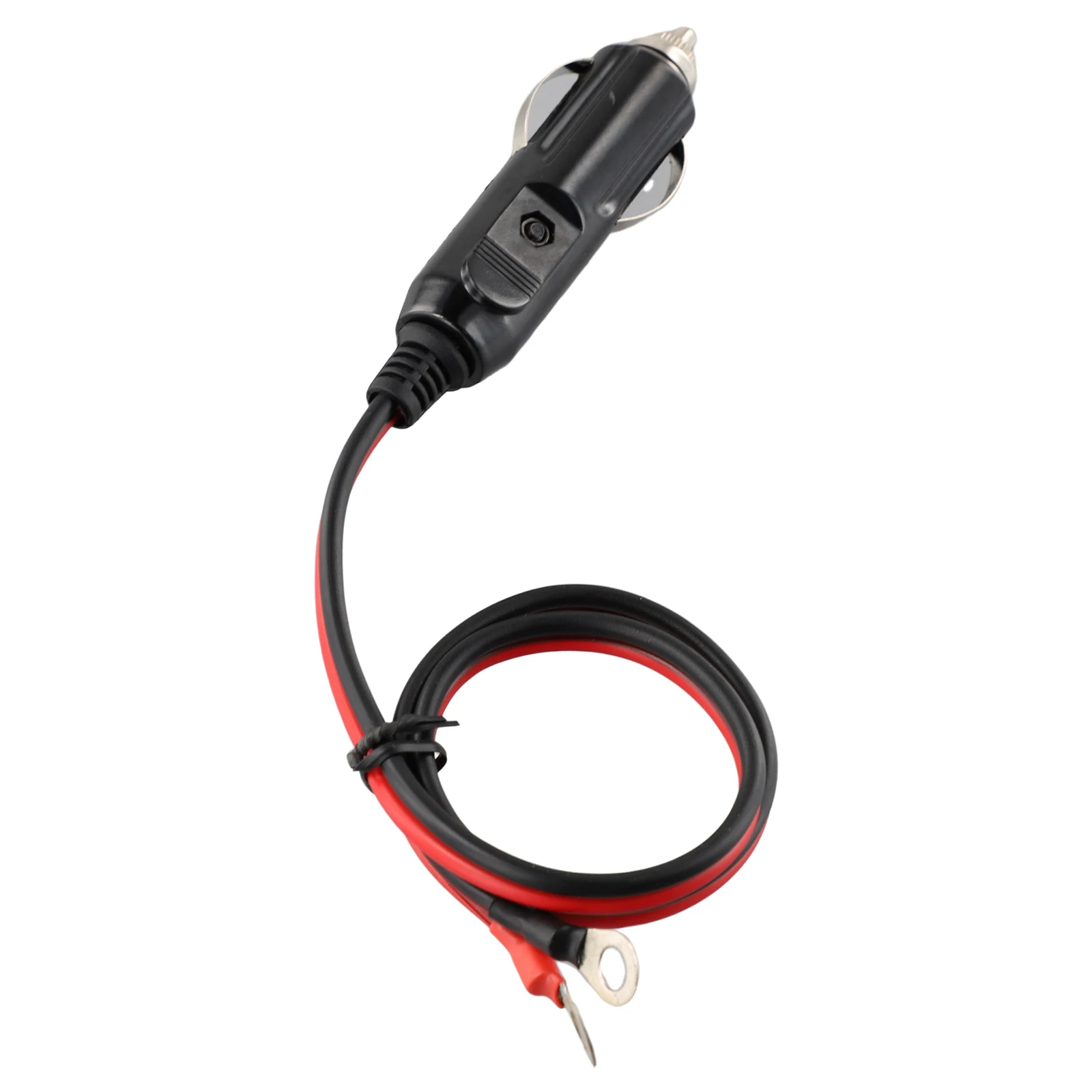 

1pcs Car 15A Male Plug Cigarette Lighter Adapter Power Supply Cord With 50cm Cable Wire Apply ToCigarette Lighter Sockets