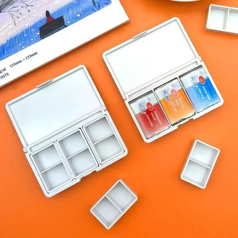 Watercolor Palette Mini Portable Painting Pigment Box Artist Travel Sketching Watercolor Painting Palette