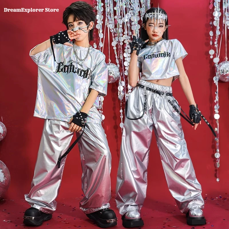 パンツ Fireman Pants Silver CYBER TECH Y2K Y3K Grey Y2K Pants | Techwear