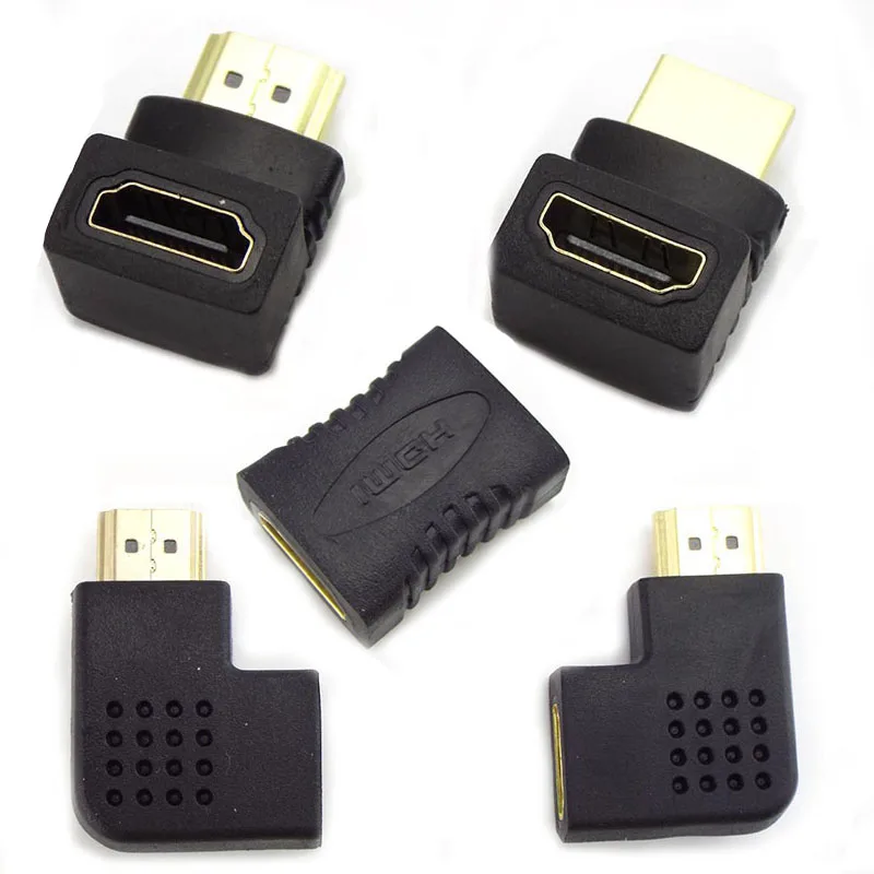 HDMI-compatible Cable Connector Adapter 270 90 Degree Angle Male to Female Converters for 1080P HDTV Cable Adaptor Extender