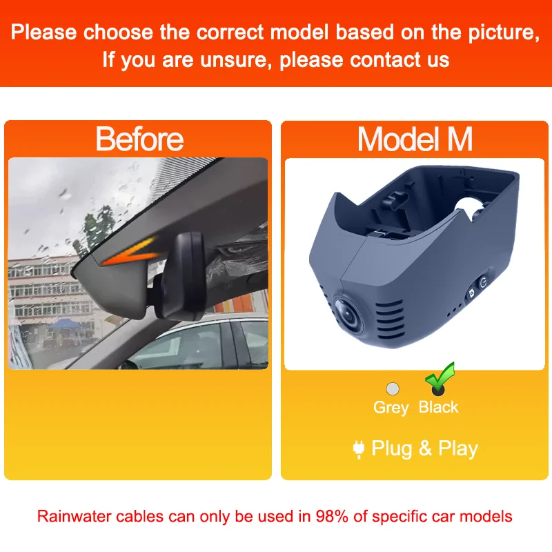 Car Dash Cam 4K HD Dash Cam For Volkswagen VW Tiguan mk2 Touran Tayron Passat B8 CC Dashcam WIFI Car Dvr DashCam APP Control