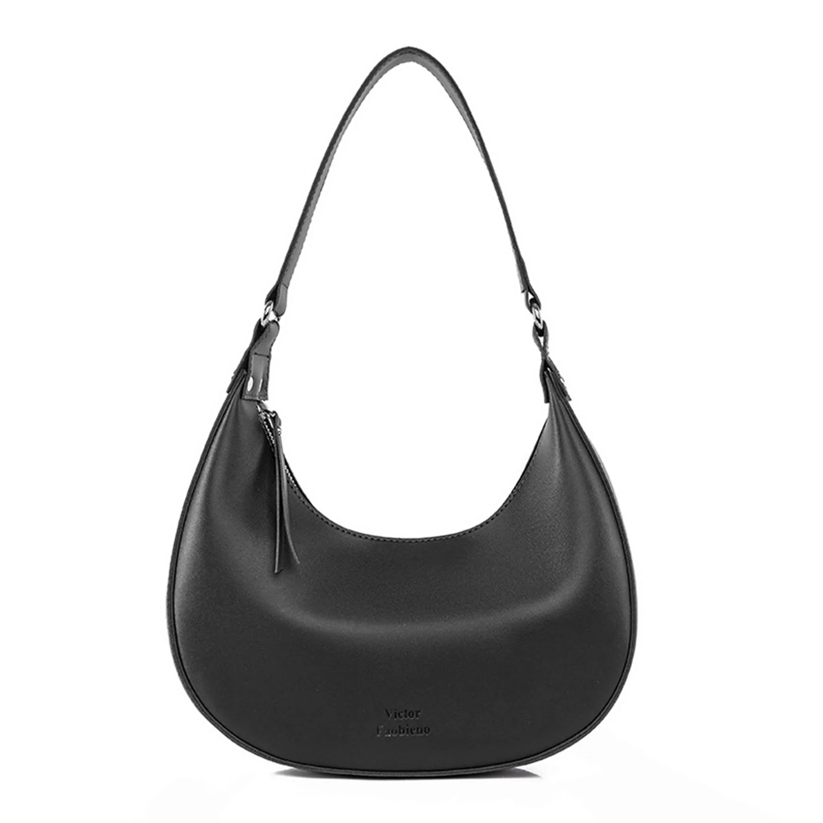 

Women's Shoulder Bag Soft Leather Shoulder Bag With Zipper Innovative Design Summer Fashion Handbag For Concert Birthday Party