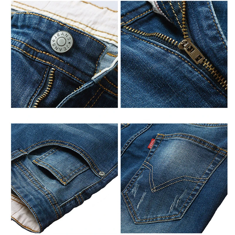 Jeans Men Luxury Denim Pants Slim Straight Baggy Casual Pants Male jeans For Men Original Brand Business Fashion Man Trousers