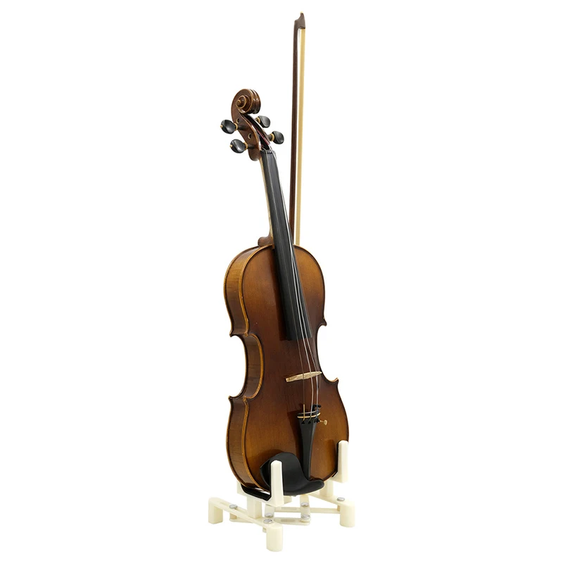 Retractable Foldable Violin Stand Holder Portable Stringed Musical Instrument Accessories Adjustable Fiddle Bracket Sponge Pad