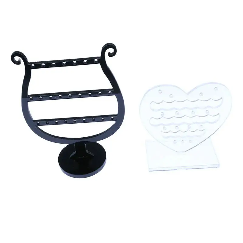 

Earrings Display Stand Earring Holder Rack Jewelry Rack Plastic Earring Organizer