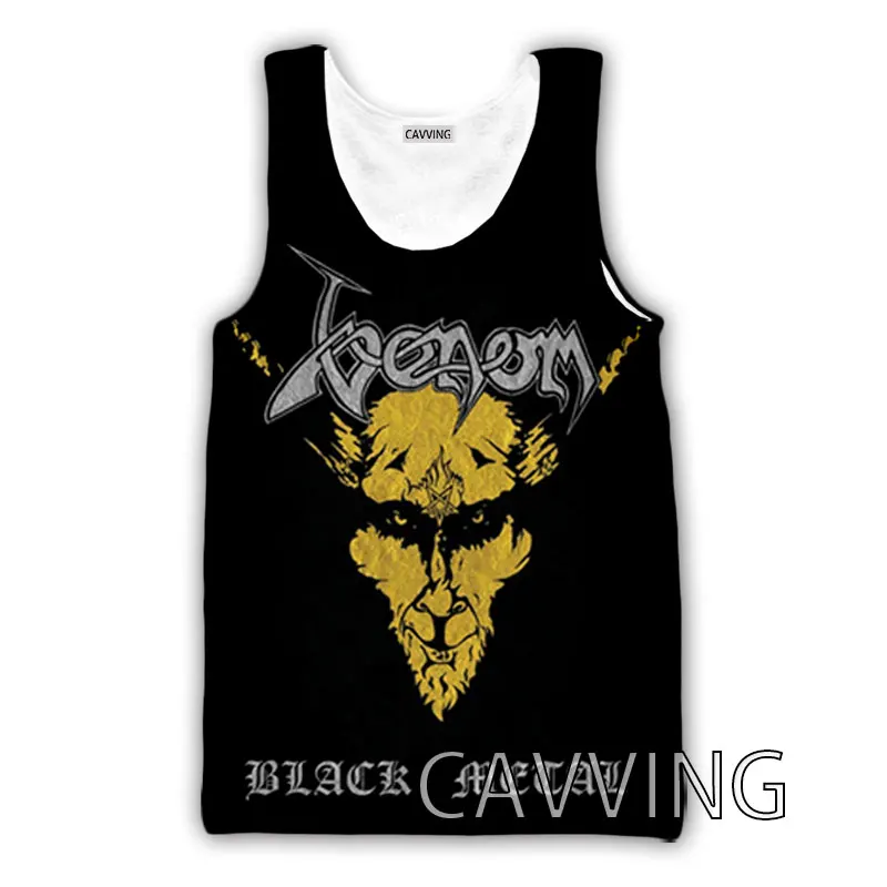 CAVVING 3D Printed Venom Band Tank Tops Harajuku Vest Summer