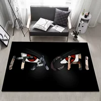 Door Mat Anti-Slip Kitchen Bedroom Handmade A-Akatsuki Anime Tufted Rug Carpet Living Room N-Narutos Entrance Decoration 1