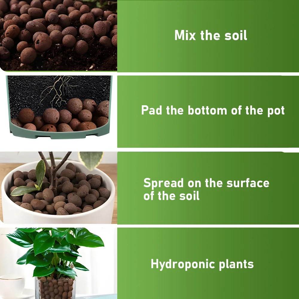 Ceramsite Gardening Ceramic granules Bonsai Decoration Materials 50g