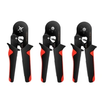 1Pc "High Performance" Professional Ferrule Crimping Tool Hsc8 - 6-4/6-6 & 10-6 Sizes, Metal Construction For Wire Ends And Tube 1
