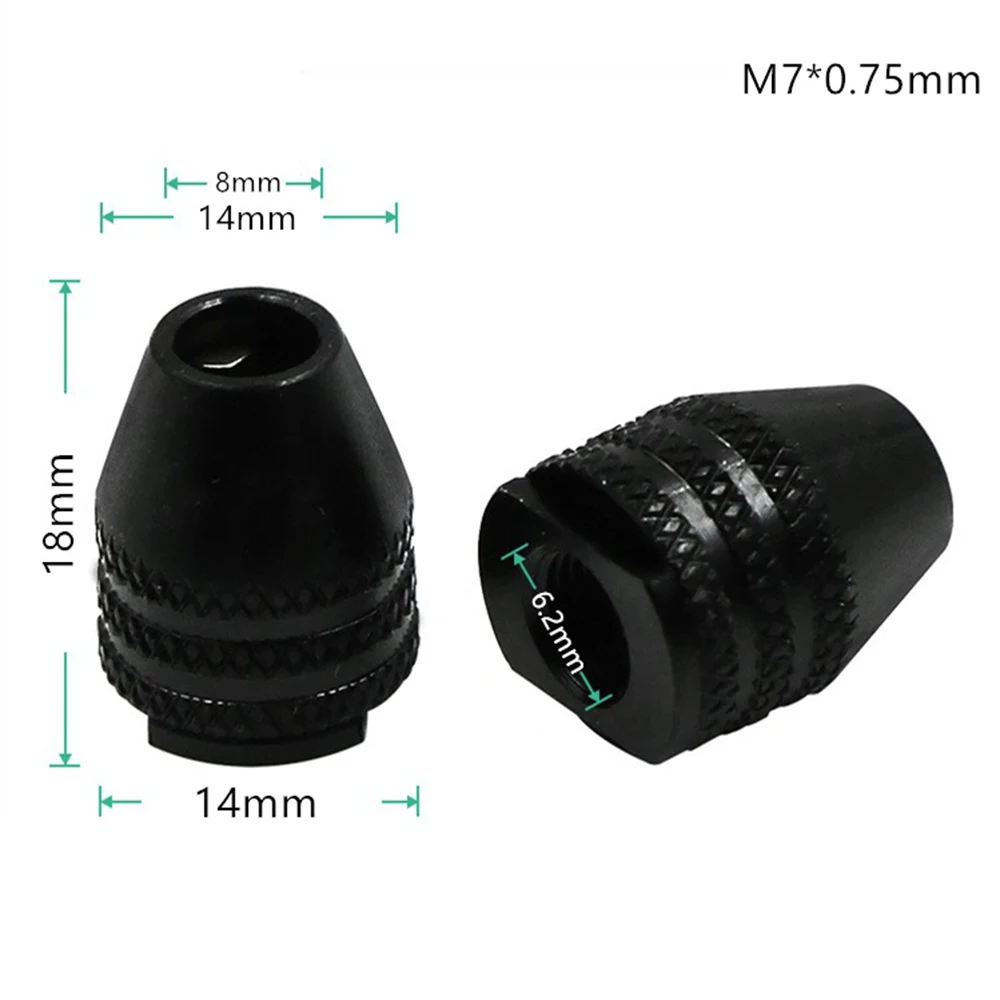 범용 미니 멀티 퀵 체인지 키리스 척 교체, 드레멜 4486 로터리 도구, 0.3-3.2mm 조각기 액세서리, 1 개