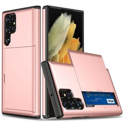 Custodia per telefono con portafoglio premium e porta carte - Cover resistentissima a urti