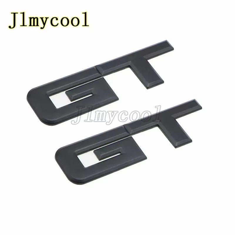 2 قطعة ثلاثية الأبعاد سيارة معدنية ملصق أسود فضي 5...