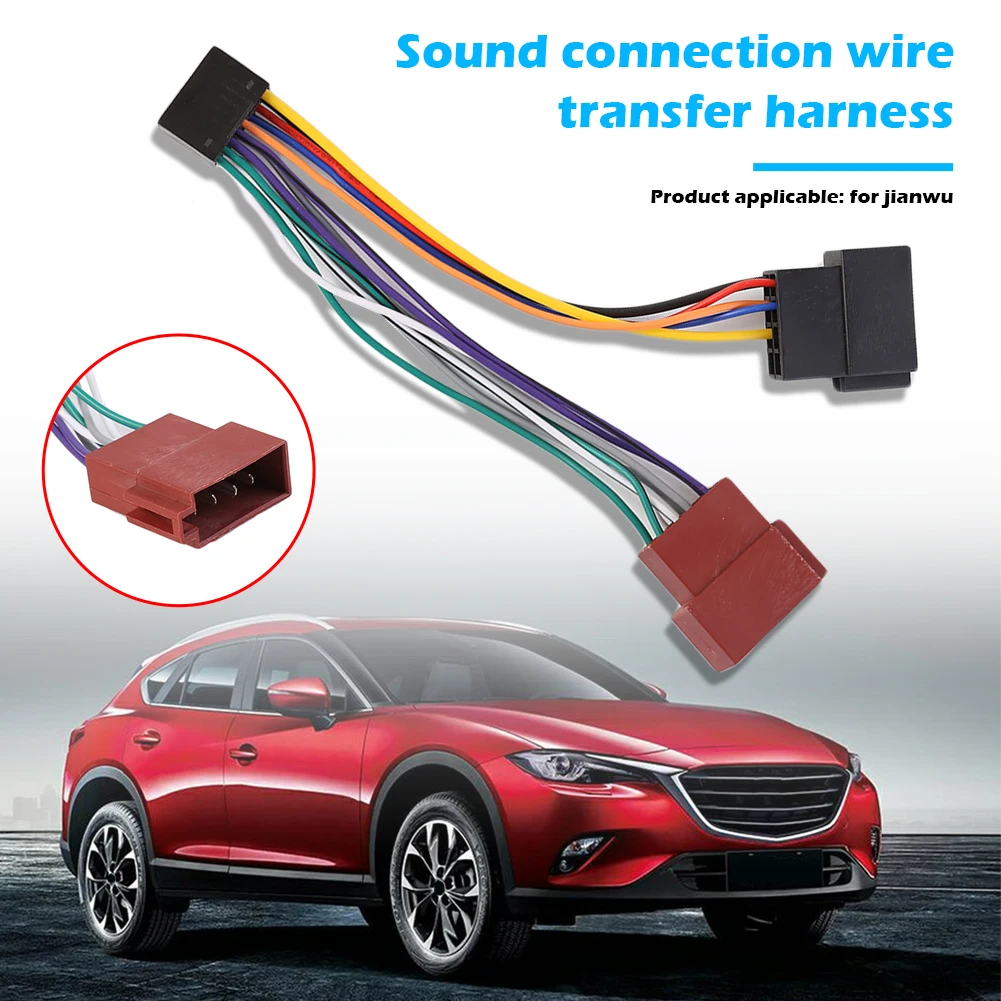 For KENWOOD Car Stereo Radio ISO Wiring Harness Connector Adaptor Cable Loom