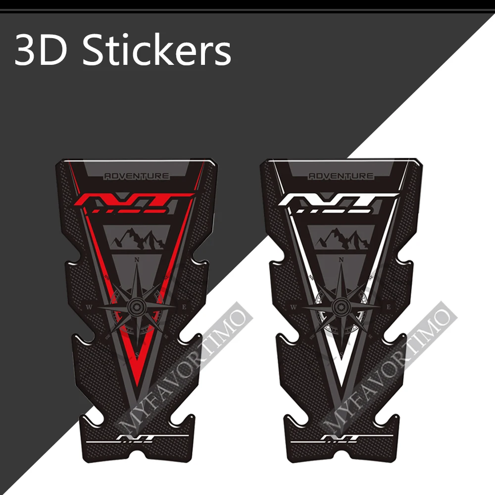 Moto Per Honda Nt 650 700V 1000 1100 Nt650 Nt1100 Adventure Tank Pad Stickers Protector Gas Fuel Oil Kit Decalcomanie Del Ginocchio