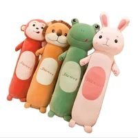 50CM Soft Strip Sleep Cylinder Throw Pillow Plush Toy Creative Lazy Children's Animal Cute Bed Comfort Bunny Doll Festival Gift 1