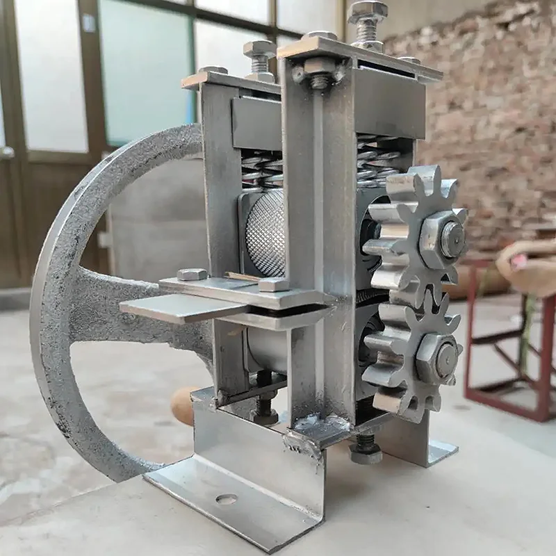 Manual Bamboo Strip Making Machine Hand-Cranking Wood Strips Slicing Machine Bamboo Chip Separator Bamboo Processing Tool