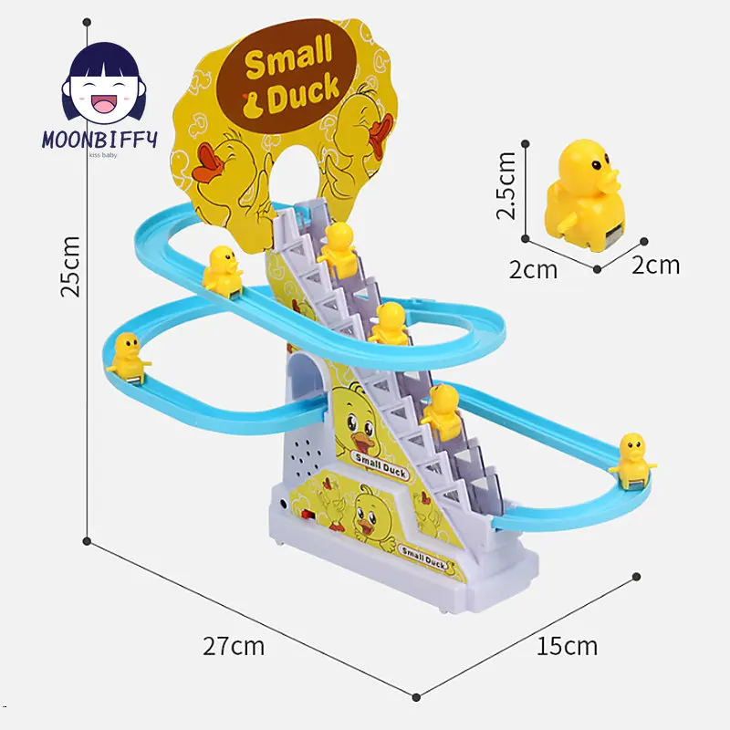 Baby Toys Electric Duck Track Slide Toys Boys Girls Electric