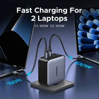 UGREEN 200W Travel GaN Charger PD 3.1 140W QC4.0 3.0 Quick Charge For Macbook Pro Laptops iPhone 17 16 Samsung S25 Xiaomi Tablet - Image 3