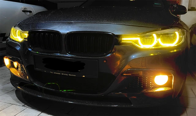 EuroLuxe BMW F30 3 Series CSL Yellow/RGB Headlight DRL