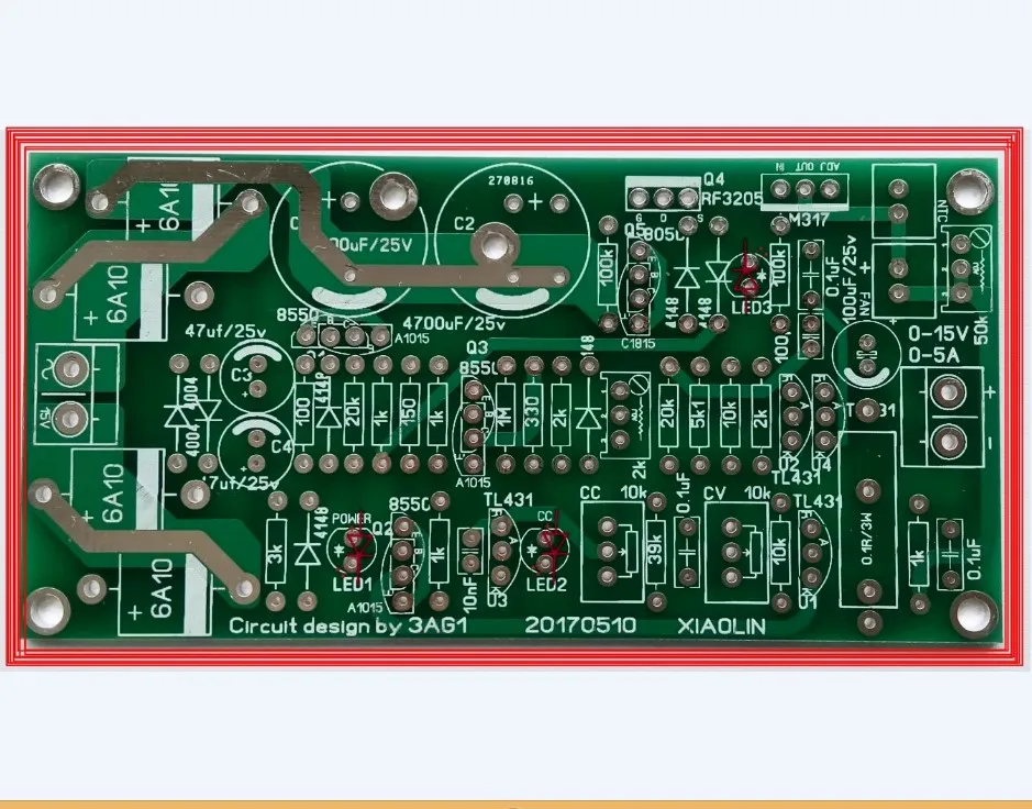 

Adjustable Power Supply 0-15v 0-5a Self-made Learning Experiment Power Board DIY Kit 3AG1 Teacher