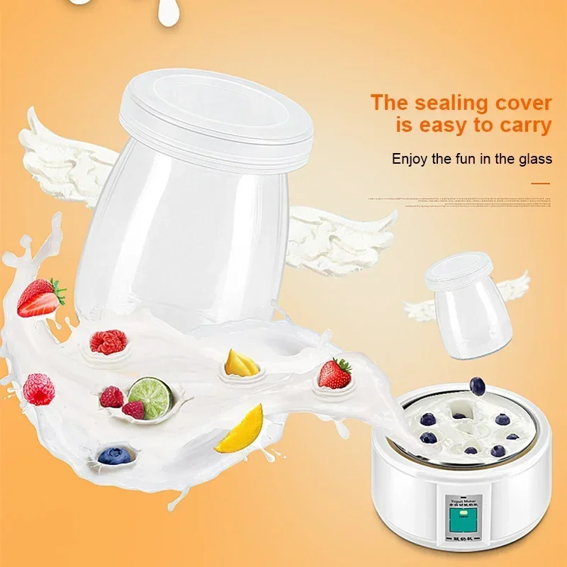 Large capacity 1.5L Yogurt Maker stainless steel yogurt machine 220V Rice Wine natto fermentation machine full automatic 6