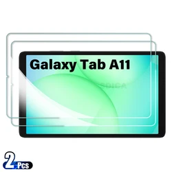 2 - Pack Tempered Glass Screen Protector for 8.7 - Inch Tablet - Anti - Scratch HD Protective Film (2PCS Galaxy Tab A11)