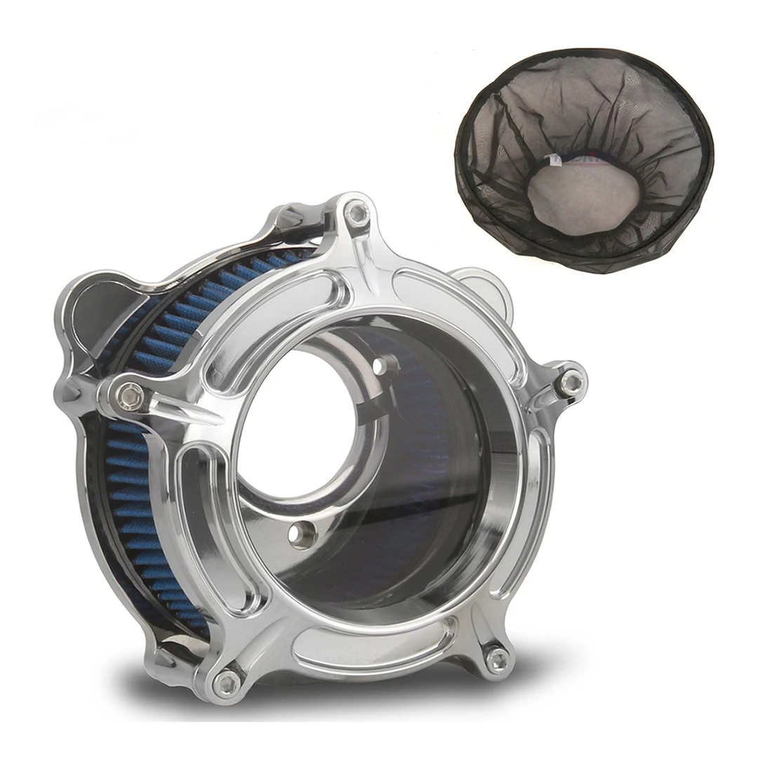 

Chromed Clarion Air cleaner filters for harley Softail Deuce FXSTD Dyna Low Rider FXDL 1993-2015