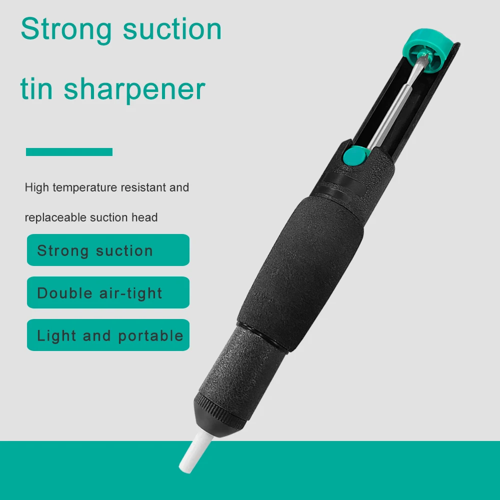 Plastic Desoldering Pump Suction Tin Vacuum Soldering Iron Desolder Gun Soldering Sucker Pen Removal Hand Welding Tools desoldering pump