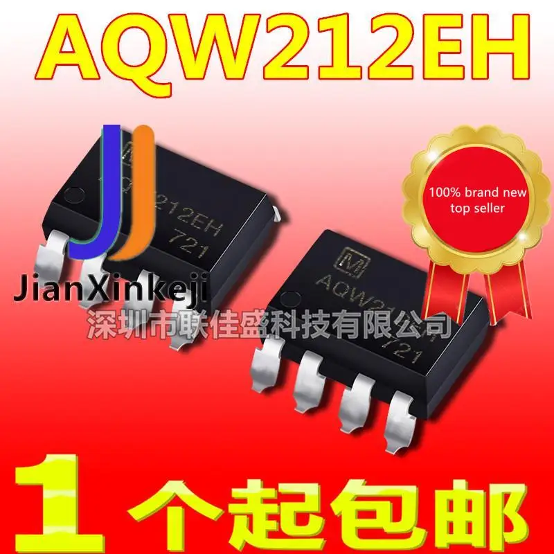 

10pcs 100% orginal new in stock AQW212 AQW212EH optocoupler solid state relay optocoupler SOP8