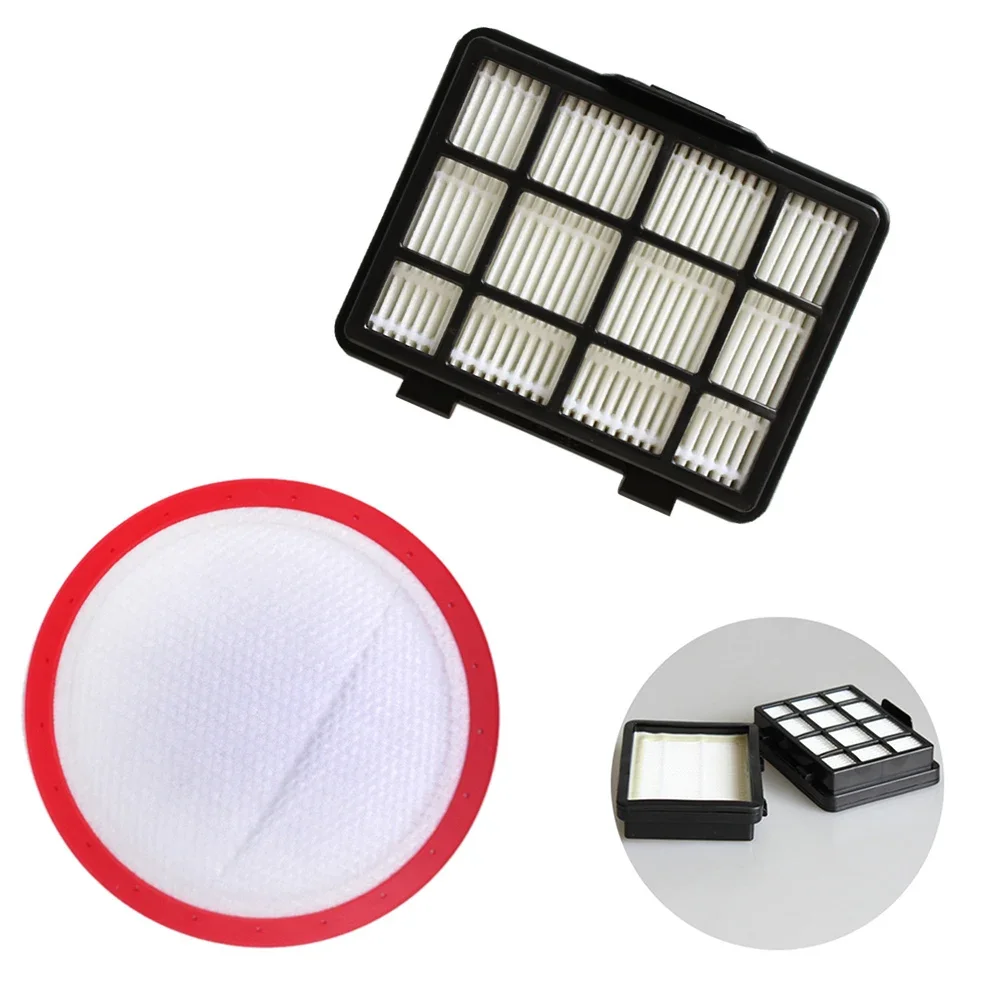 Filtro Escape Aspirador Filtros Aspiradora Russell Hobbs RHCV1611 - Pack 2 Piezas RHFILTCV1611 - Filtro Motor Y Escape Repuesto Filtro RHFILTCV1611