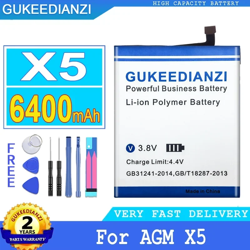 

Запасная аккумуляторная батарея мобильный телефон 5600mAh/6550mAh X 1 X2SE X 3X5 для мобильных телефонов AGM X1 X2 SE X3 X5, портативная батарея