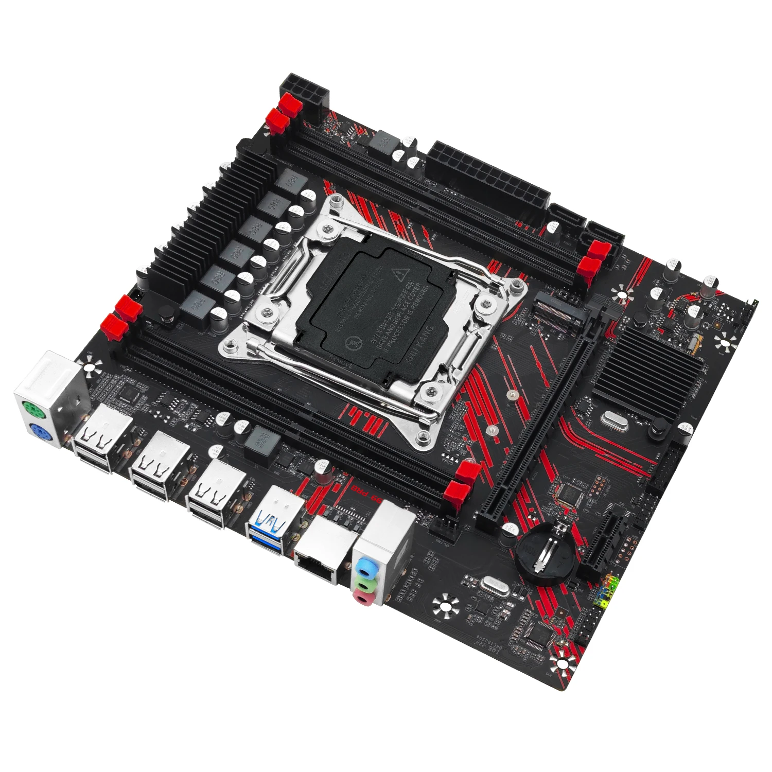 Placa-mãe Lga20113 Slot Suporte Xeon e5 2666 v3 2673 2696 v3 Processador Cpu Memória Ddr3 Usb 3.0 Nvme Sata M.2 Machinist-x99 Pr8 - Imagem 2