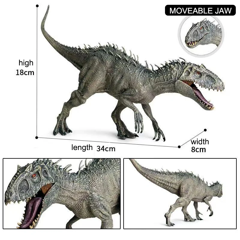 Toyvian Spinosauro Giocattolo 50 Cm - Mascella Mobile, Modello Dinosauro Realistico Per Decorazione E Regalo