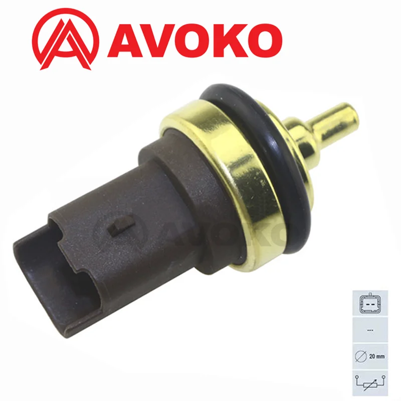 13 62 7 535 068 Engine Coolant Water Temperature Sensor MINI Cooper One Clubman Cabrio R55 R56 R57 1.6L 4 Cyl 2007-2010