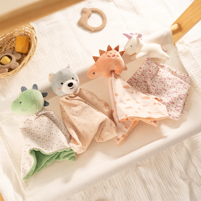 Coperta di sicurezza morbida per bambini, adorabile piumino, giocattolo, animali di peluche, regali per neonati, per ragazzi e ragazze, giocattoli per dormire per bambini - immagine 4