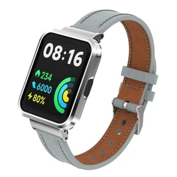 Premium Luxury Watch Strap - Elegant Smartwatch Bracelet Accessory for Redmi Watch 2 Lite (Gray)