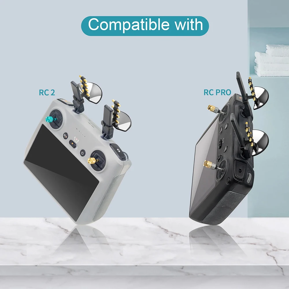 Vue rapprochée de l'amplificateur d'antenne pour DJI Air 3, optimisant la transmission du signal drone