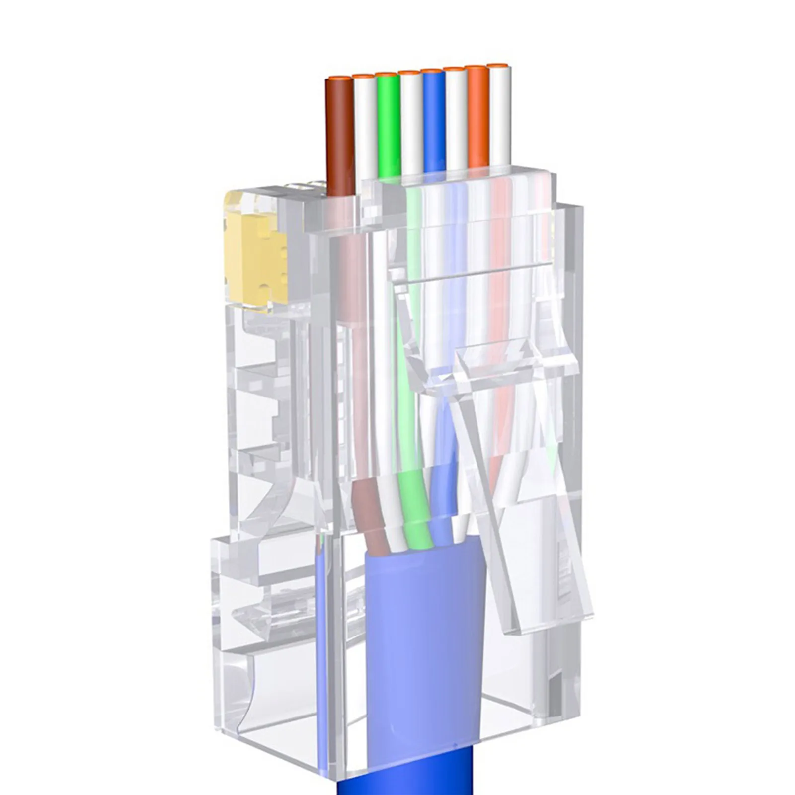 Рисунок 5 - сетевые сквозные Разъемы RJ45 CAT6