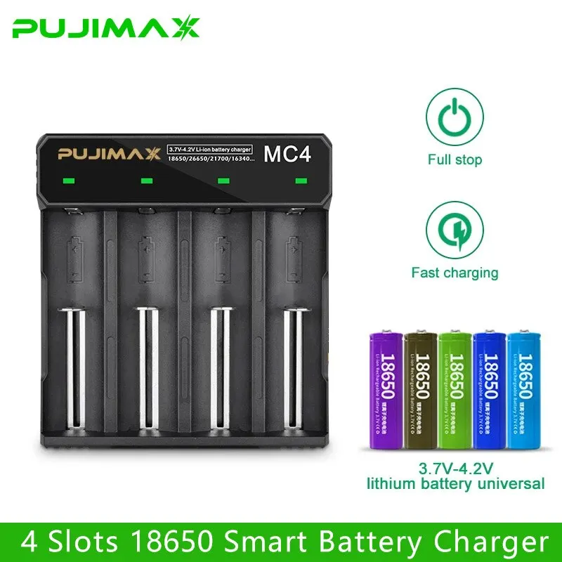 Advanced Multi-Slot Lithium Battery Fast Charger