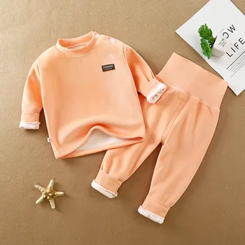 Kids Thermal Underwear Sets Winter Autumn Warm Long John For Infant Baby Boy Girls Clothes Sets Pajamas Suits Children Clothing 4