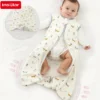 Baby Sleeping Bag Summer Thin Baby Sleepsack Kids Sleepwear Anti-Kick Blanket 3-18Months Animal Cartoon Print 100% Cotton 1