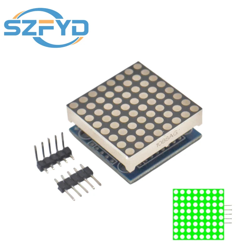 MAX7219 도트 매트릭스 모듈 제어 모듈 마이크로 컨트롤러 제어 드라이버 DIY 키트 MCU LED 모듈 디스플레이 모듈