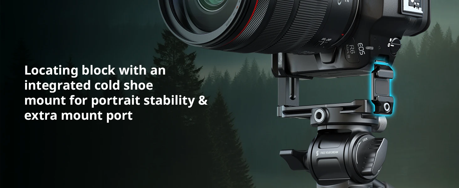 SmallRig R6 Mark III / R6 Mark II L-förmige Montageplatte mit AirTag-Steckplatz für Canon EOS R6 Mark III / R6 Mark II / R5 Mark II 5962 – Detail 6